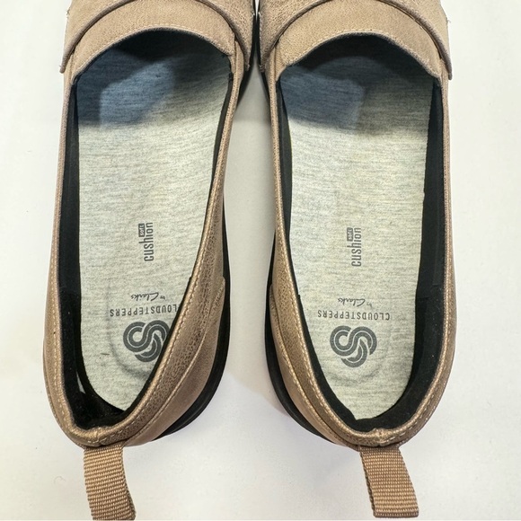 Like New Clarks Women’s Size 10 W Cloudsteppers Slip On Comfort Loafers Sillian - Picture 5 of 8